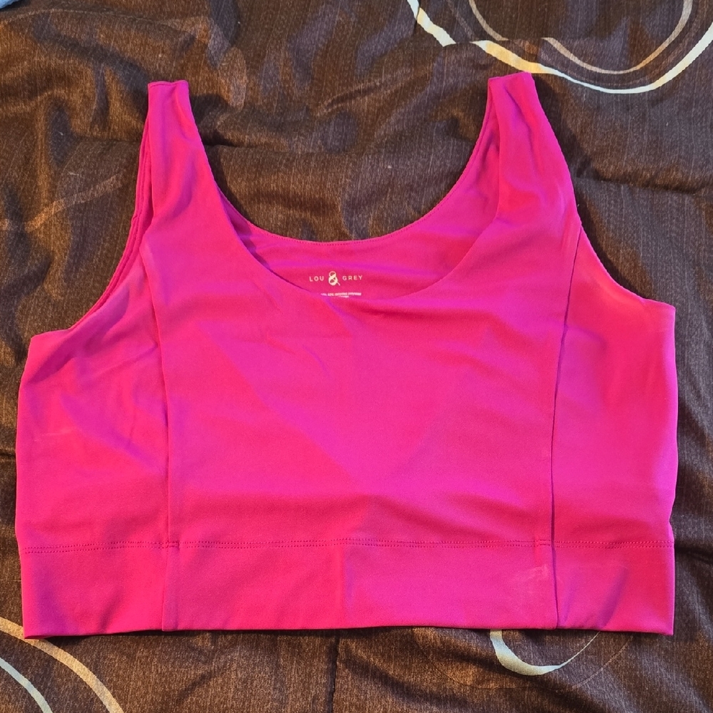Lou & Grey Fuchsia Activewear Top